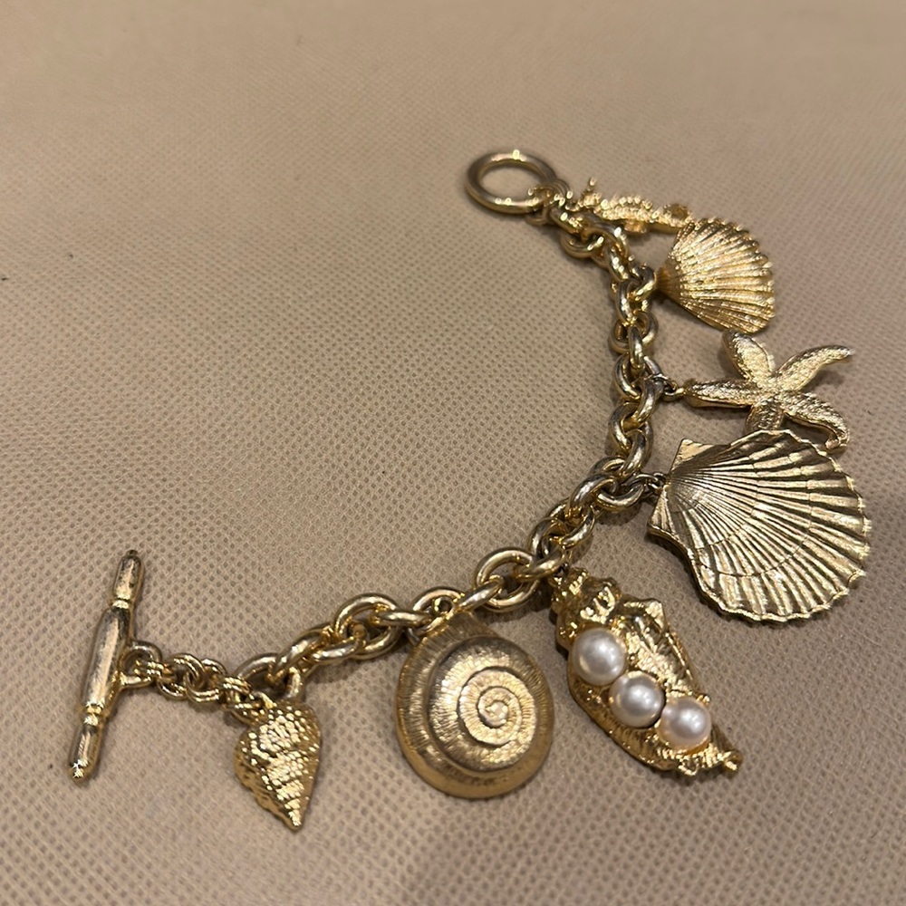 Kenneth Jay Lane Ocean Charm Bracelet